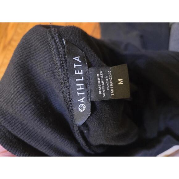 Athleta Black Jogger Sweatpants Medium - Picture 2 of 4